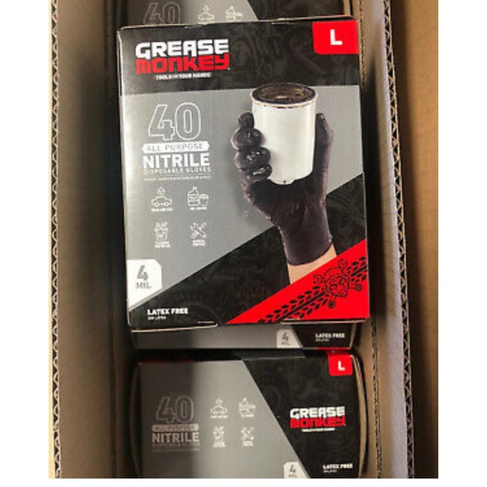 1 Grease monkey nitrile gloves 40 pcs